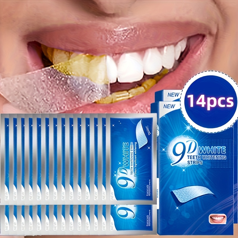 1 caja (14 uds) tiras de Gel b - Teeth Whitening Near Me reseña y precio